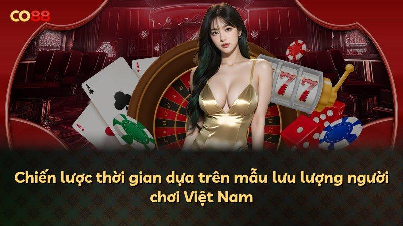 Chiến lược thời gian dựa trên mẫu lưu lượng người chơi Việt Nam