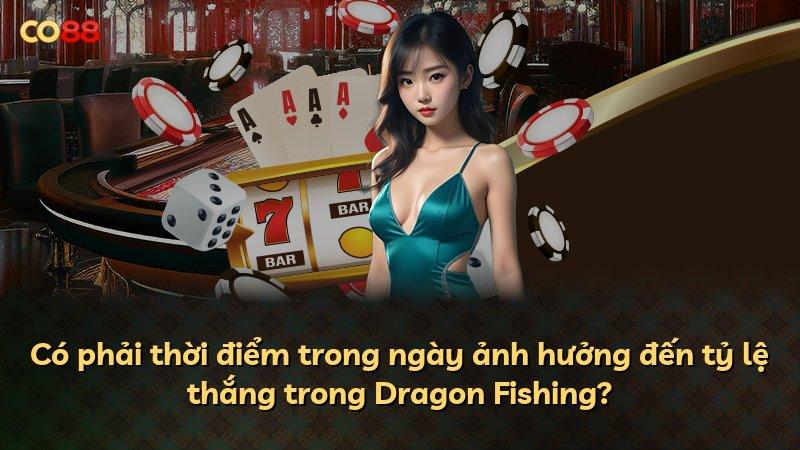 Có phải thời điểm trong ngày ảnh hưởng đến tỷ lệ thắng trong Dragon Fishing?