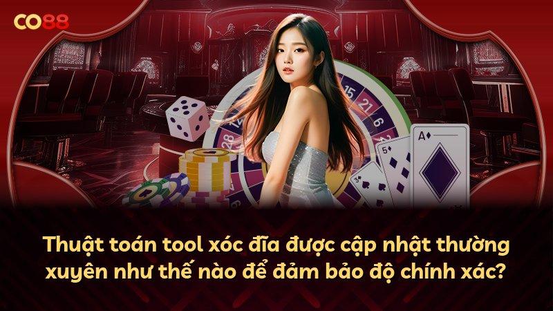 Thuật toán tool xóc đĩa được cập nhật thường xuyên như thế nào để đảm bảo độ chính xác?